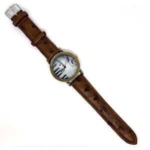 Vintage Retro Music Ladies Watch with Bronze Metal Face #1019